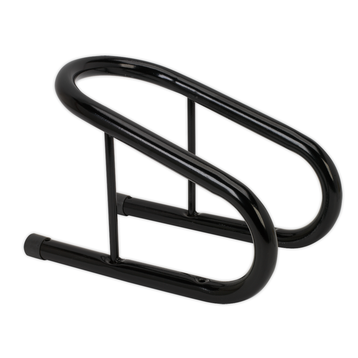 Sealey Motorcycle Wheel Chock Heavy Duty Tubular Frame 140mm Black WC07