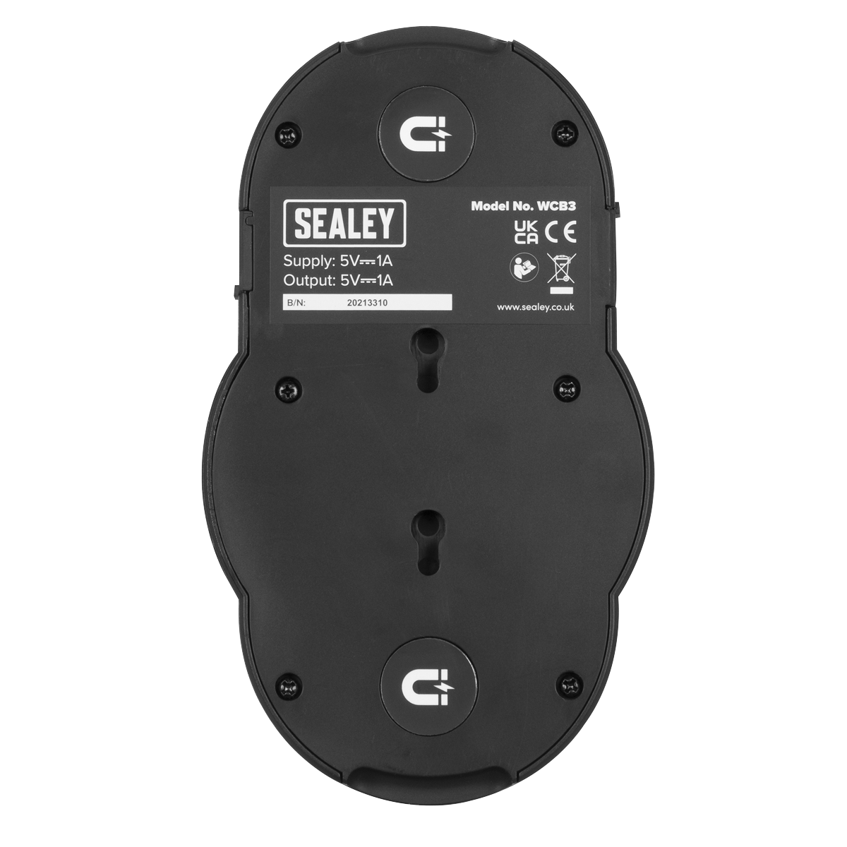 Sealey Wireless Charging Base Single 5V-1A For LEDWC03 LEDWC04 Light WCB3