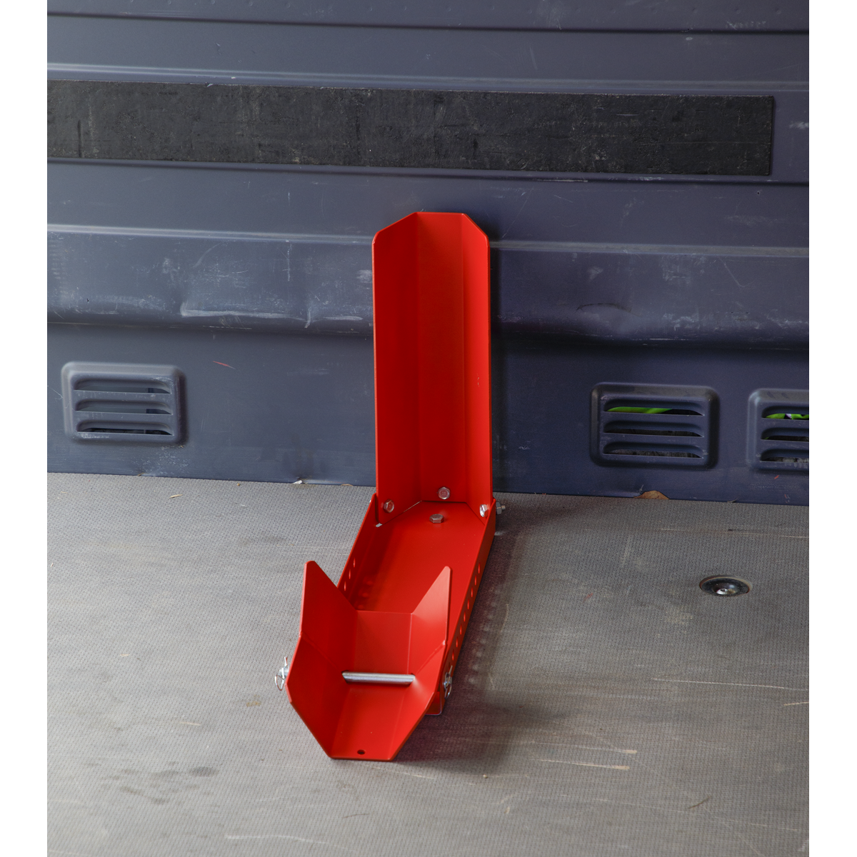 Sealey Motorcycle Roll-in Wheel Clamp - Bolt Down Fits Wheels Ø13"-21" WCR02