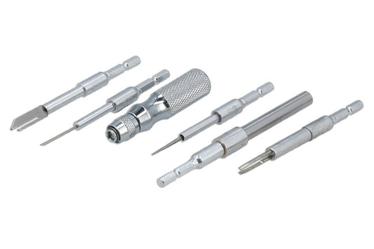 LASER 9130 6Pcs Plug Connector HGV Disassembly Terminal Kit Steel Non-Insulated