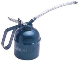 LASER 0239 Oil Can 500 cc Steel Body Flexible Spout Thumb Pump Action Tool