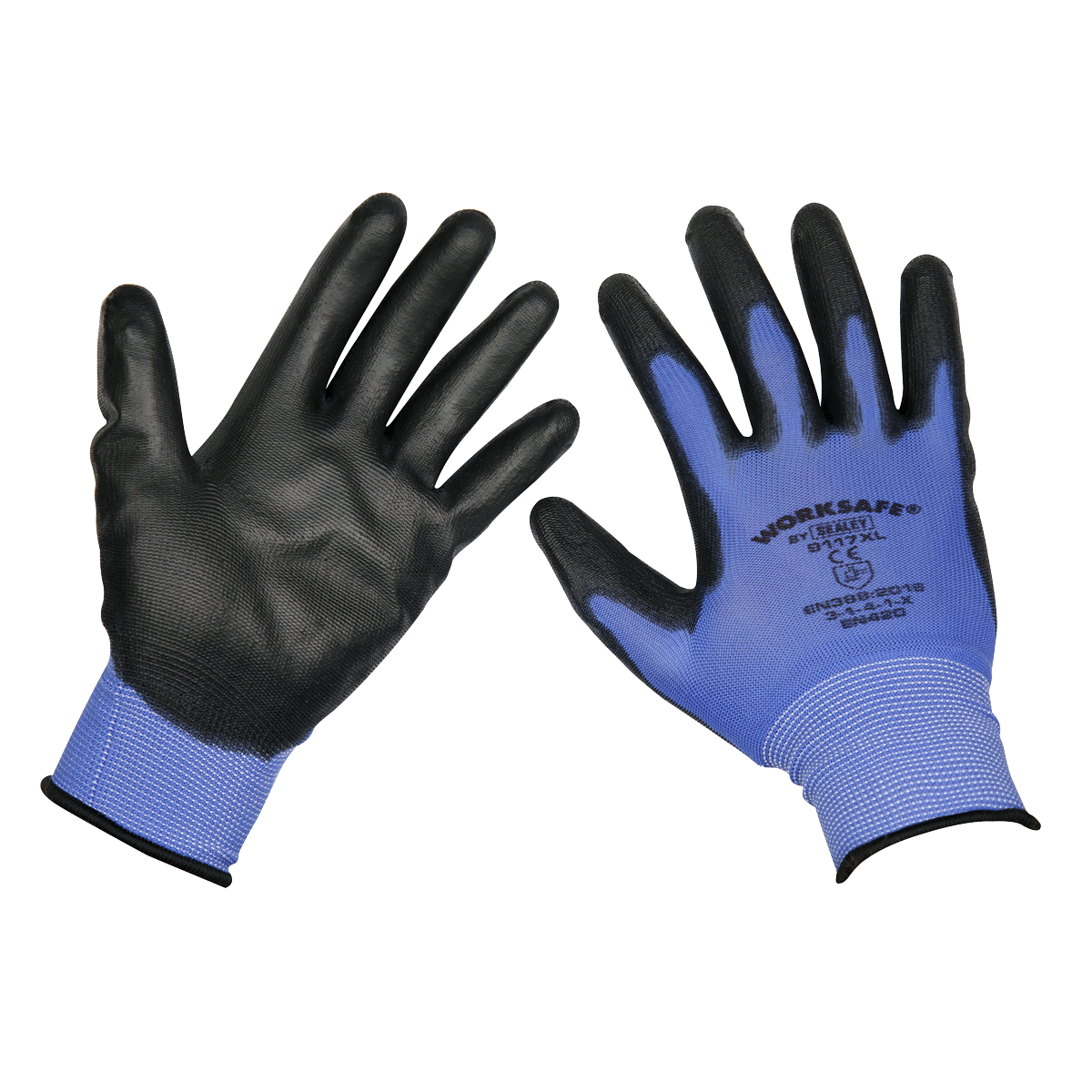 Sealey Lightweight Precision Grip Gloves XL X-Large - 120PK Pairs 9117XL/B120