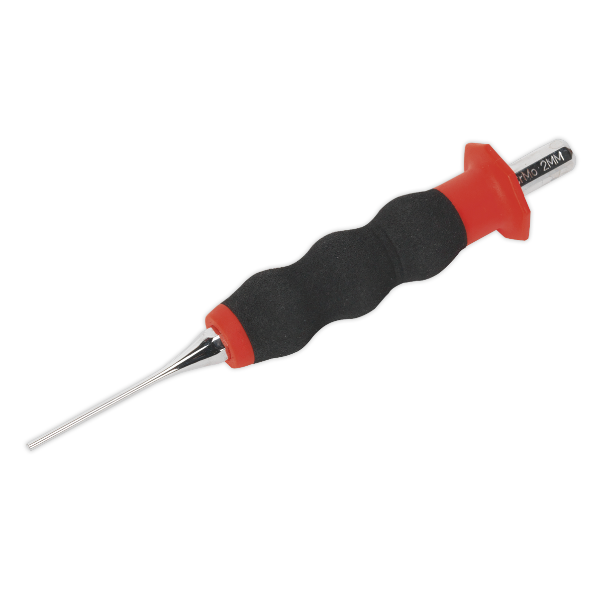 Sealey Sheathed Parallel Pin Punch 2mm Chrome Molybdenum Steel Polished AK91312
