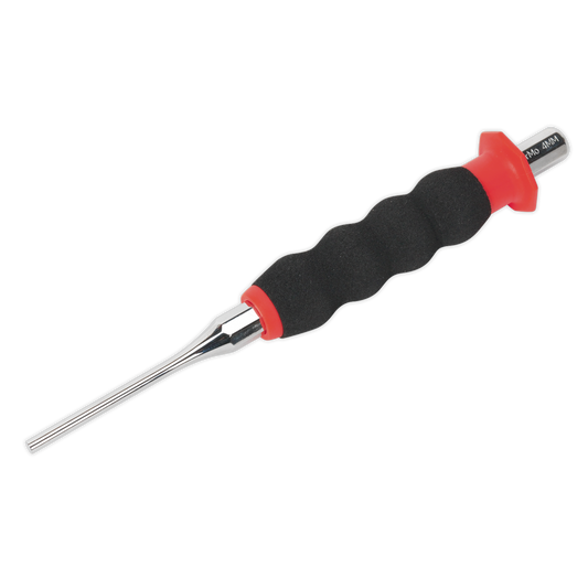 Sealey Sheathed Parallel Pin Punch Ø4mm Fully Polished Mirror Finish AK91314
