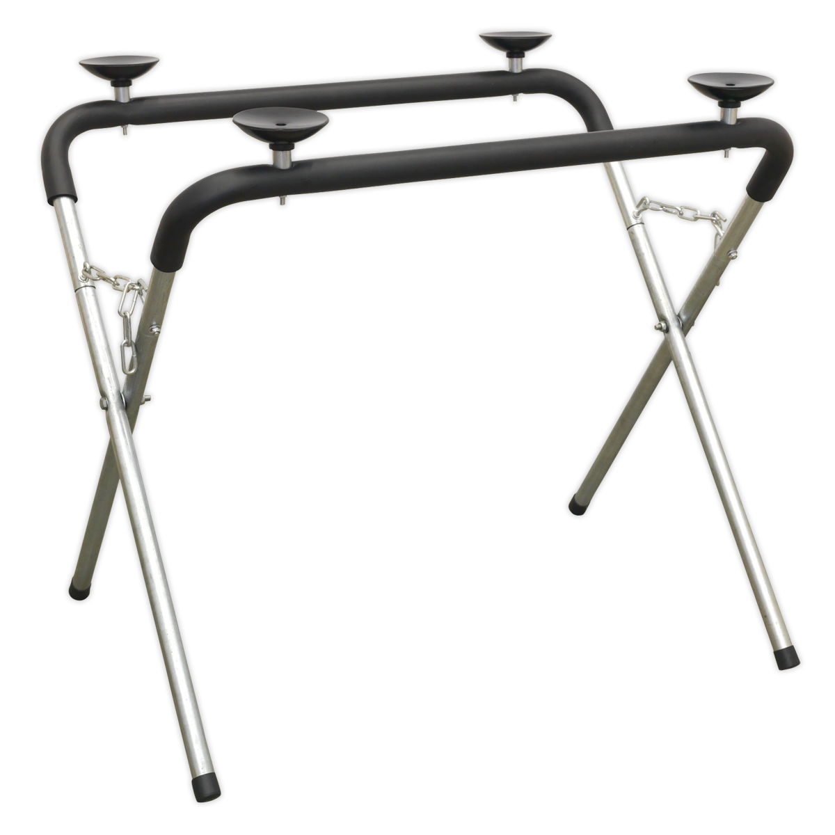 Sealey Windscreen Stand Folding Lightweight Tubular Steel Design - Steel WK4