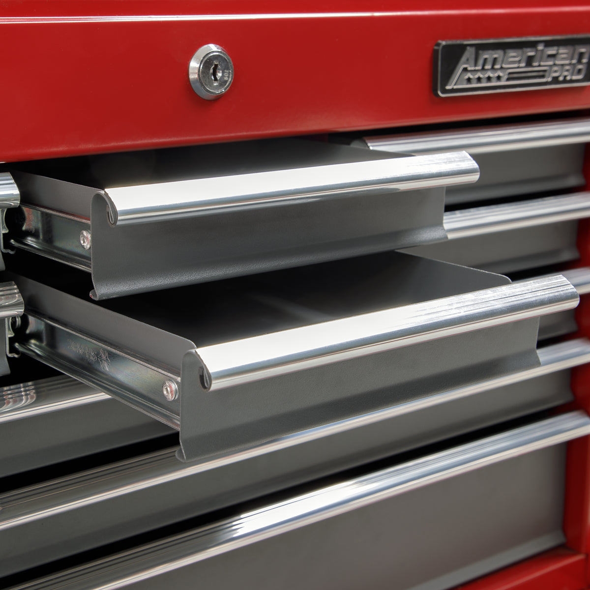 Sealey Steel Top Chest Tool Box 9-Drawer Ball Bearing Runners Red/Grey AP22509BB