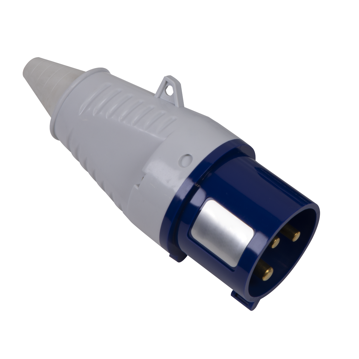 Sealey 2P+E Plug Connector 230V 32A IP44 Rated Blue Industrial Socket WP24032