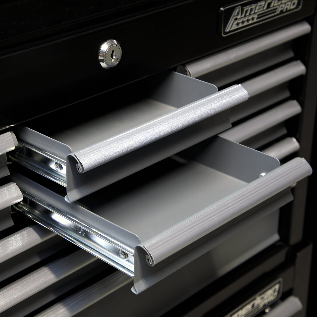 Sealey Steel Top Chest Tool Box 9-Drawer Ball Bearing Runners Black/Grey AP2509B
