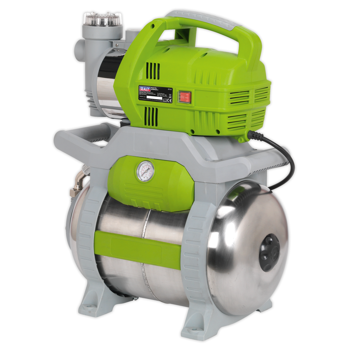 Sealey Surface Mounting Booster Pump Stainless Steel 55L/min 230V WPB062S
