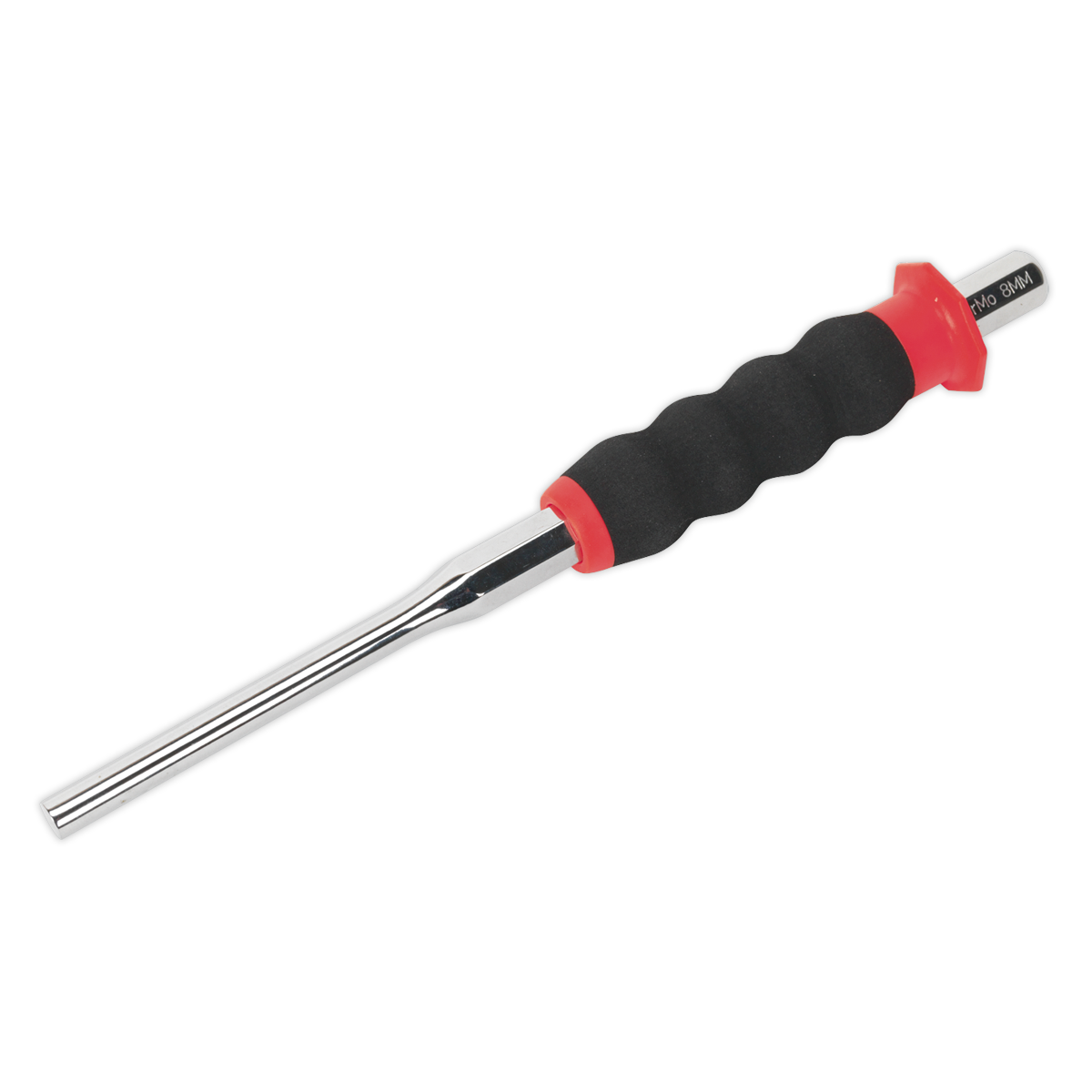 Sealey Sheathed Parallel Pin Punch Ø8mm Fully Polished Mirror Finish AK91318
