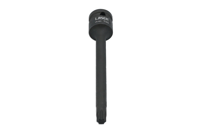 LASER 9148 Extra Long Impact Star Bit Socket 1/2" Inch Drive Chrome Molybdenum