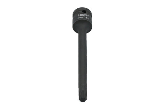 LASER 9148 Extra Long Impact Star Bit Socket 1/2" Inch Drive Chrome Molybdenum