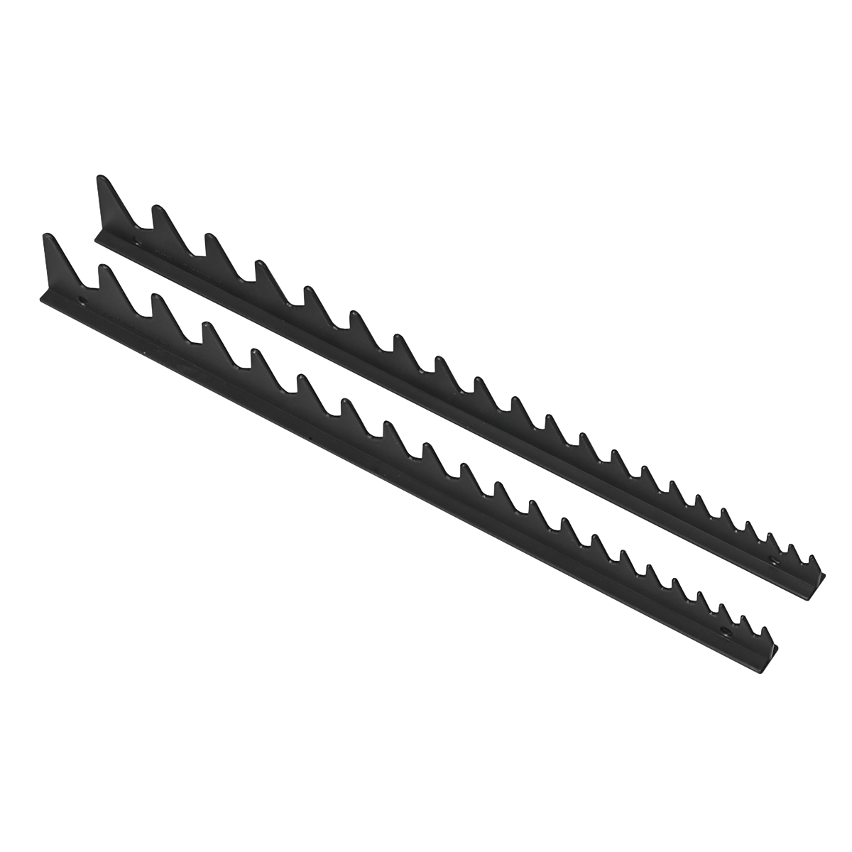 Sealey Premier Sharks Teeth Spanner Rack 2 Pieces 20 Capacity 425mm Long WR01