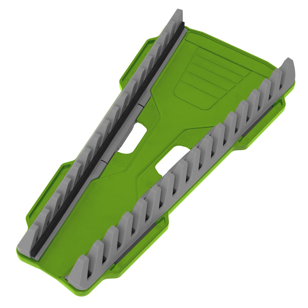 Sealey Reversible Spanner Rack With Quick Change Design 16Pc Hi-Vis Green WR11HV