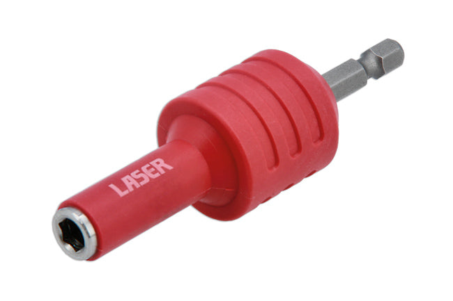 LASER 9152 Non-Conductive Insulated Magnetic 1/4" Inch Hex Bit Driver Steel