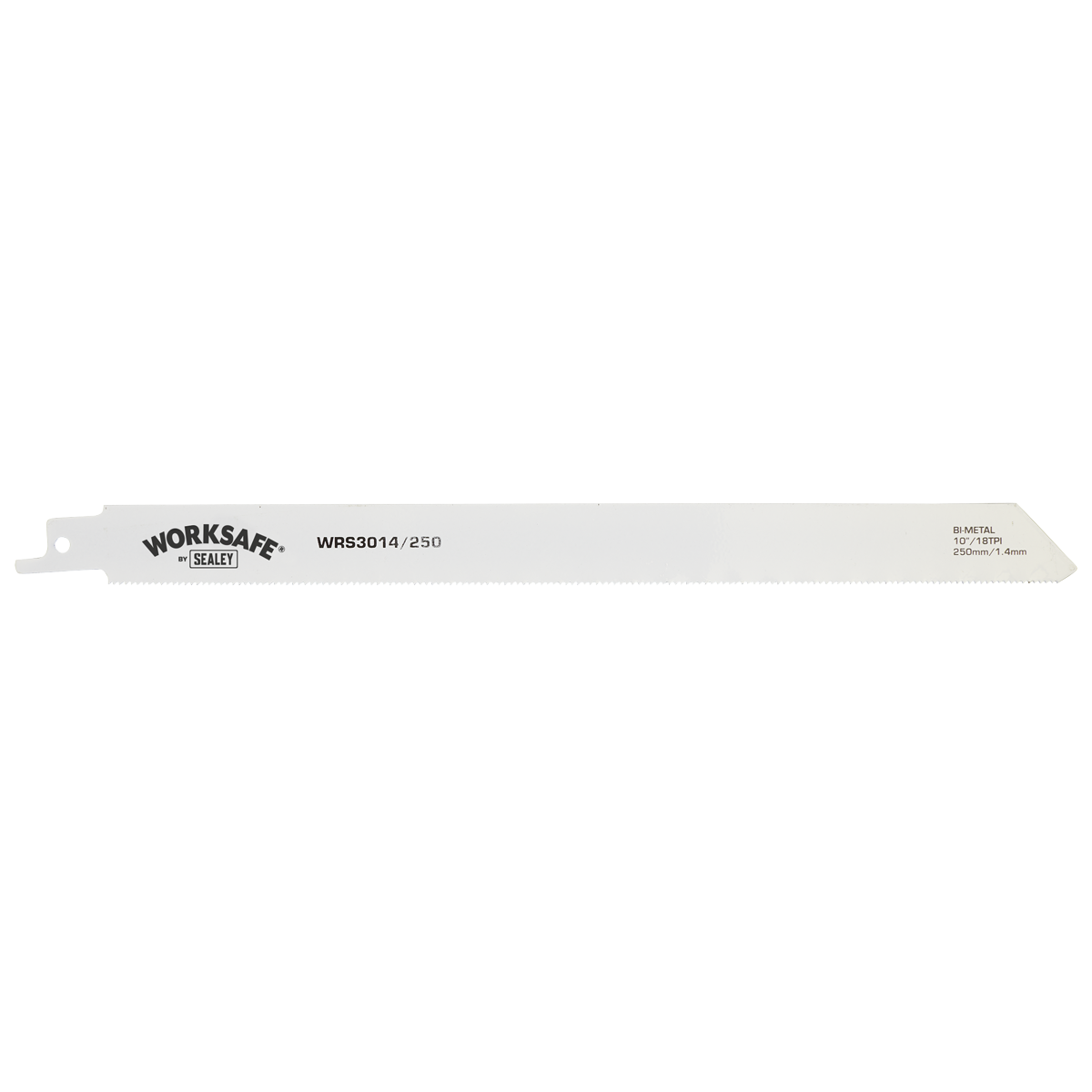 Sealey Reciprocating Saw Blade Metal 250mm 18 TPI - Pack of 5 WRS3014/250