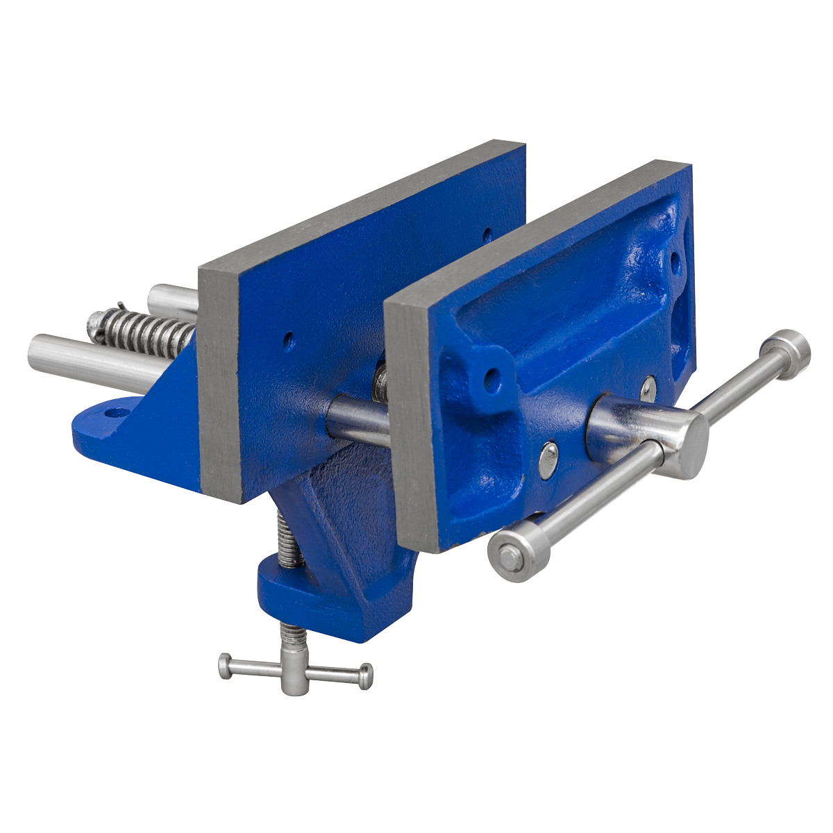 Sealey Woodworking Vice 150mm With Clamp Mount 130mm Jaw Opening WV150CM
