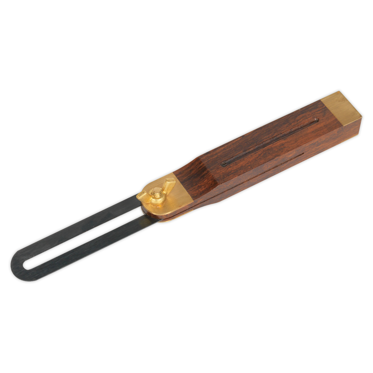 Sealey Adjustable Hardwood Body 360° Bevel Blackened Steel - 230mm Length WW007