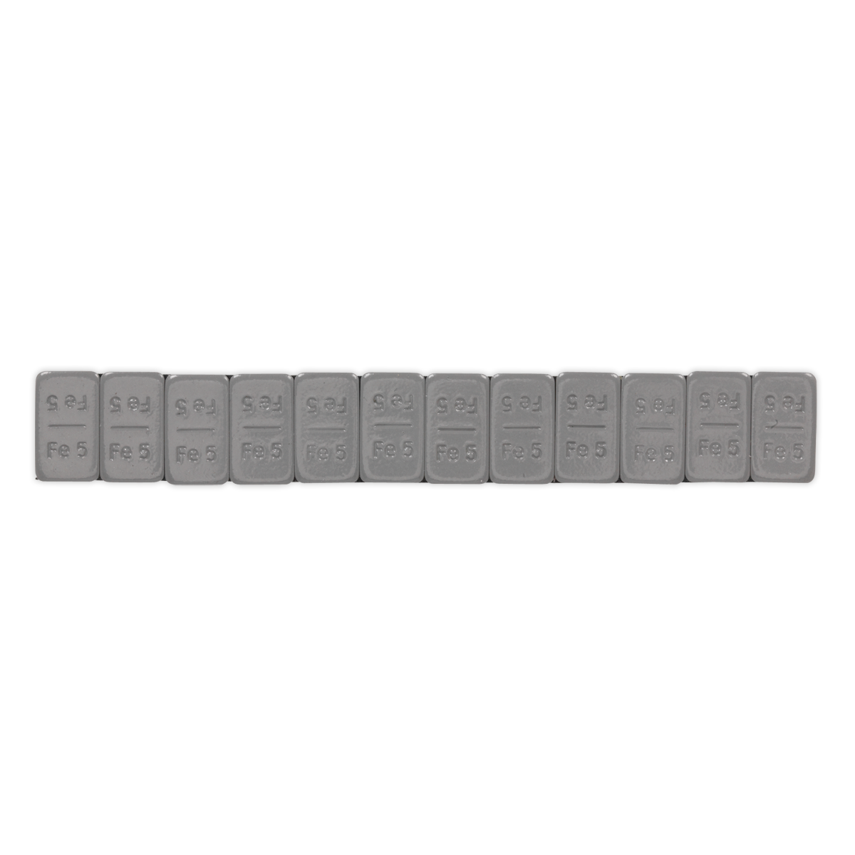 Sealey Wheel Weight 5g Adhesive Zinc Plated Steel Coated Strip 12X100 WWSA5PC