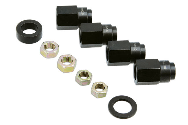 LASER 9185 10-Piece Wheel Stud Installer Kit Steel Thread Repair Tool Set