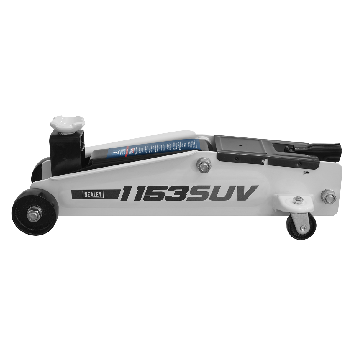 Sealey Long Chassis High Lift SUV Trolley Jack 3 Tonne 192-533mm 1153SUV
