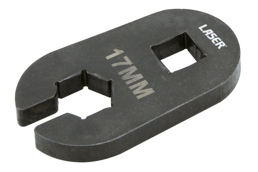 LASER 9189 Difficult Access Sensor Wrench 1/2" Drive 17 mm Slim Hex Tool