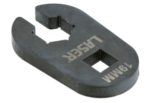 LASER 9190 Difficult Access Sensor Wrench 1/2" Drive 19 mm Chrome Vanadium Steel