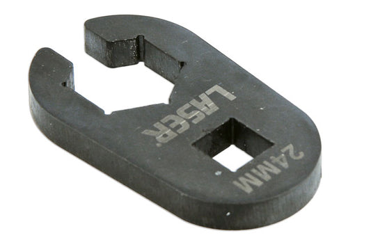 LASER 9191 Difficult Access Sensor Wrench 1/2" Drive 24 mm Chrome Vanadium Steel