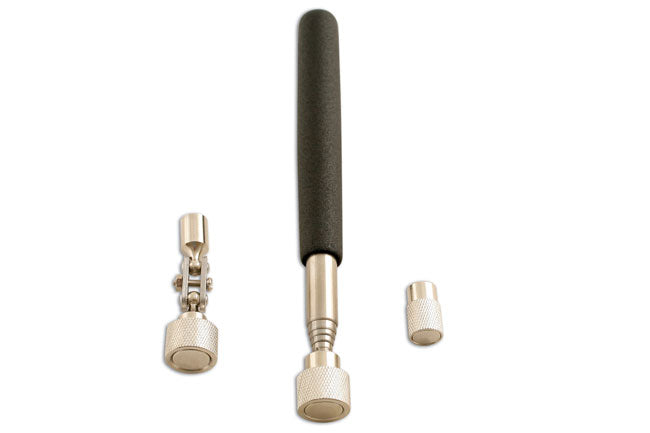LASER 3218 Telescopic Magnetic Pick Up Tool 3-In-1 Extends To 900 mm Steel