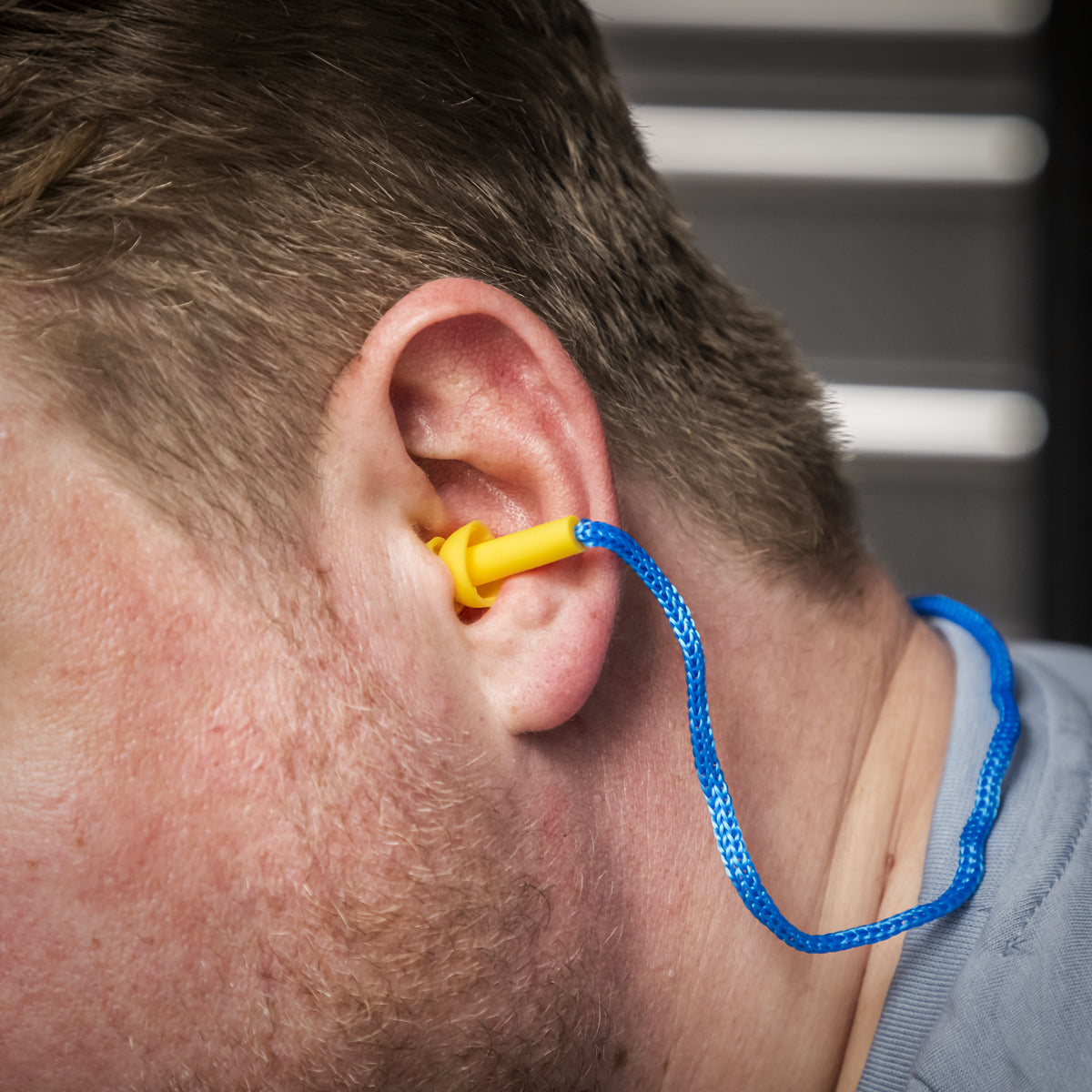Sealey Corded Ear Plugs Flange Soft Re-Usable Anti Noise Safety Protection 402/1