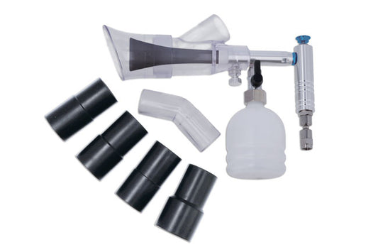 LASER 9202 Swirl Cleaning Gun Vacuum Extraction 3700rpm 90PSI Interior Exterior