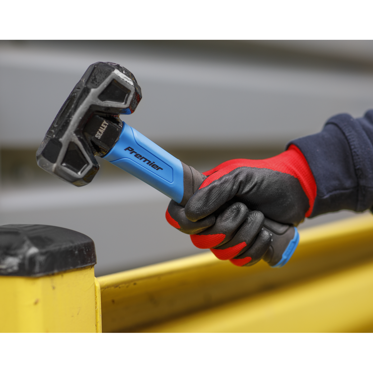 Sealey Flexi Grip Nitrile Palm Workshop Safety Gloves X-Large - Pair 9125XL