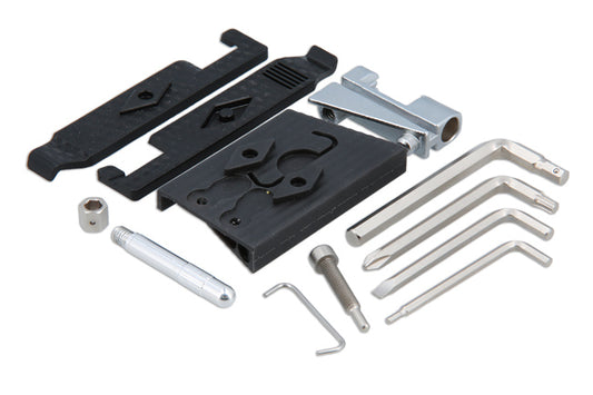 LASER 9211 LTR 17-in-1 Bicycle Multi Tool Set With Tyre Levers Wrenches