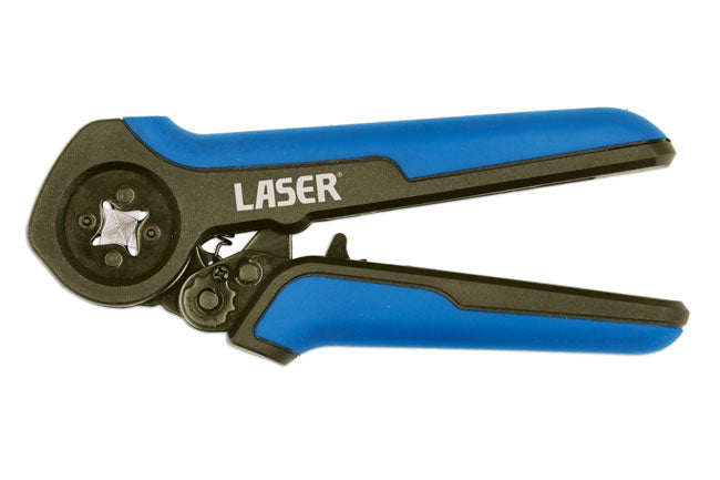 LASER 9213 Compact Self-Adjusting Ferrule Crimp Pliers 23AWG-7AWG 4-Tooth