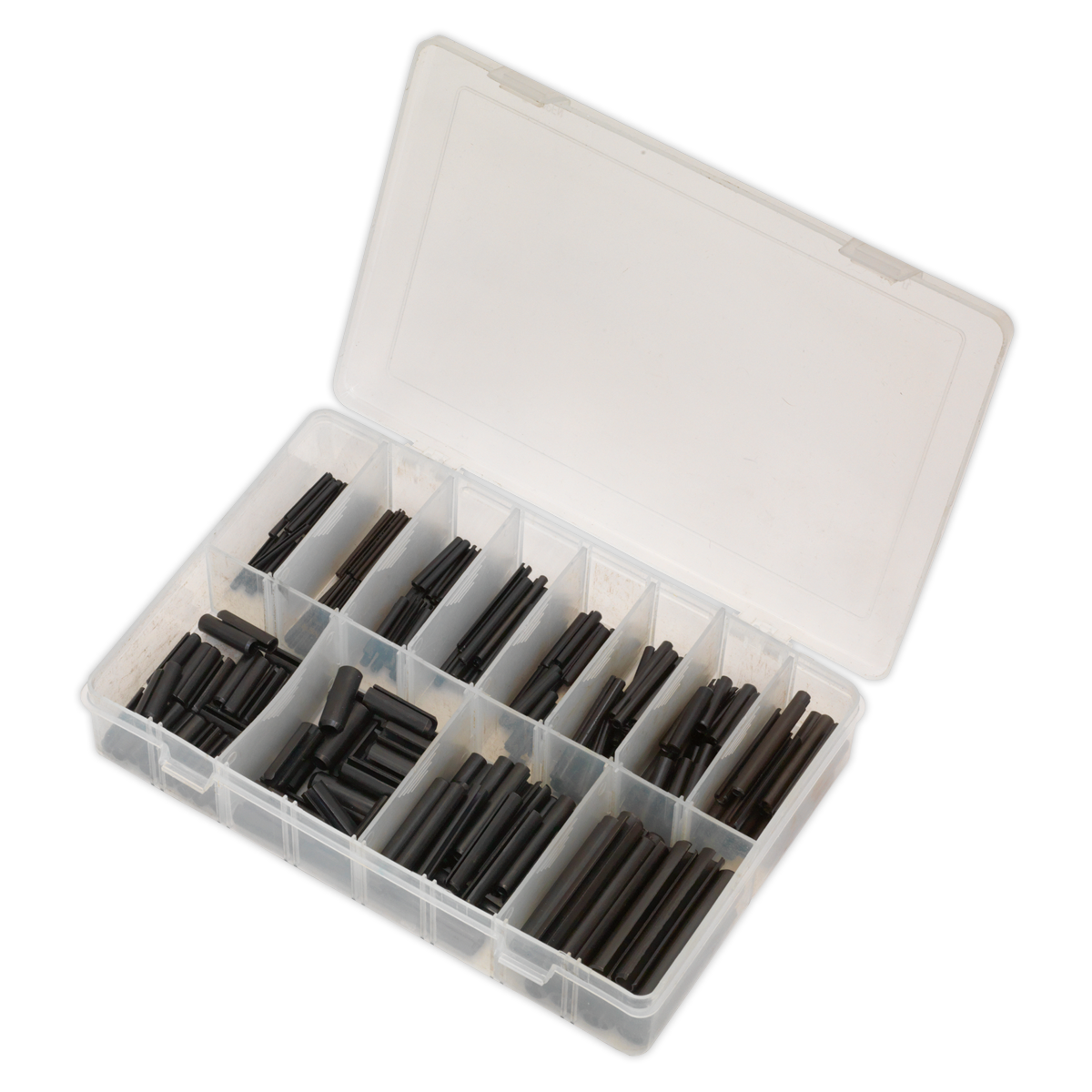 Sealey Spring Roll Pins 300 Pieces Assorted Imperial 3/32"-5/16" x 1"-2" AB006RP