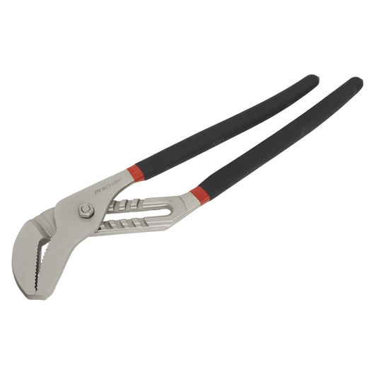 Sealey Water Pump Pliers Groove Joint Adjustable Head 400mm Ni-Fe Finish AK9370