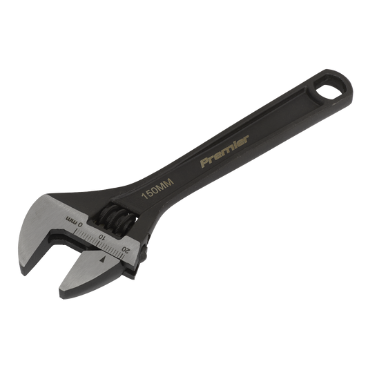 Sealey Adjustable Wrench Drop-Forged Steel Black Phosphate Finish 150mm AK9560
