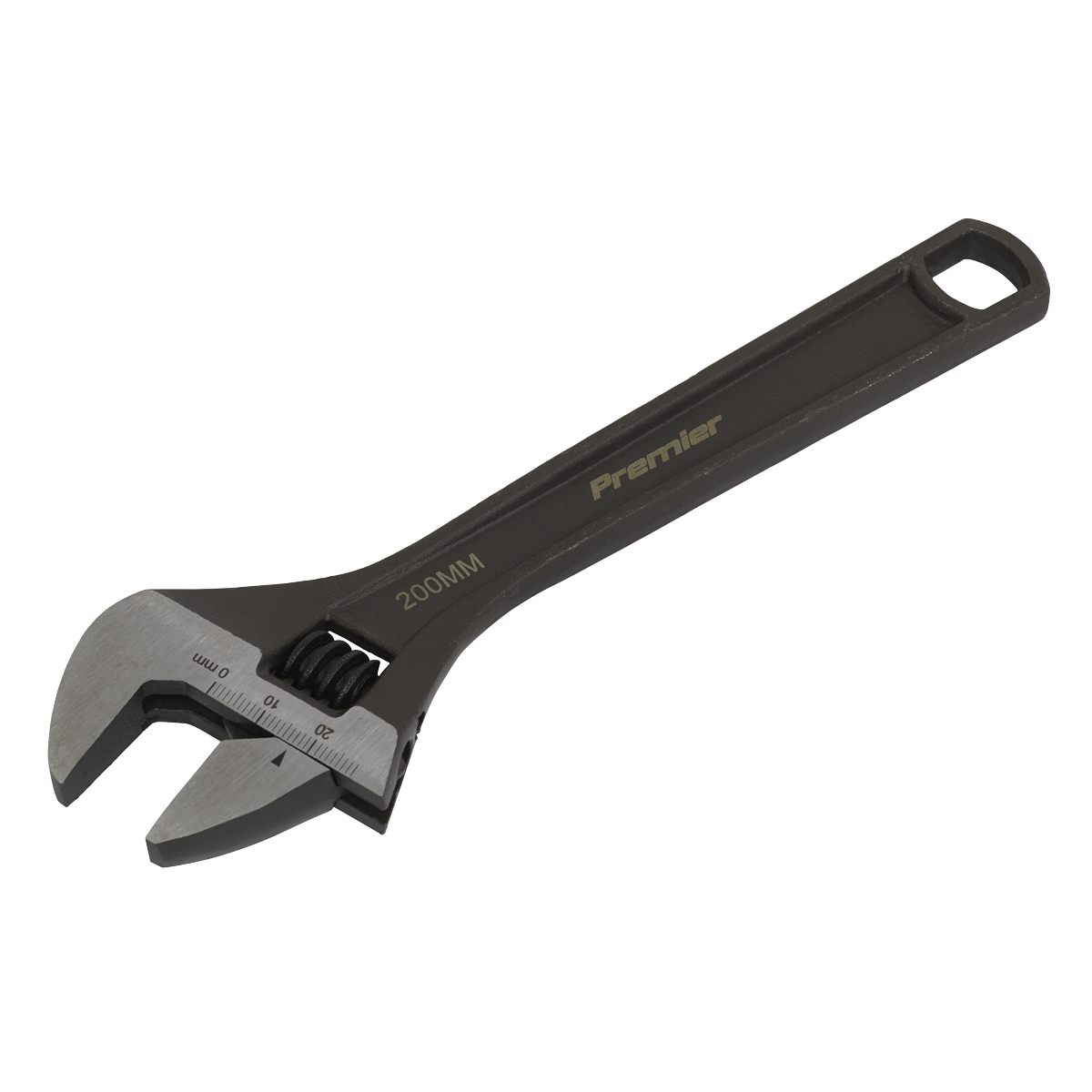 Sealey Adjustable Wrench Drop-Forged Steel Black Phosphate Finish 200mm AK9561