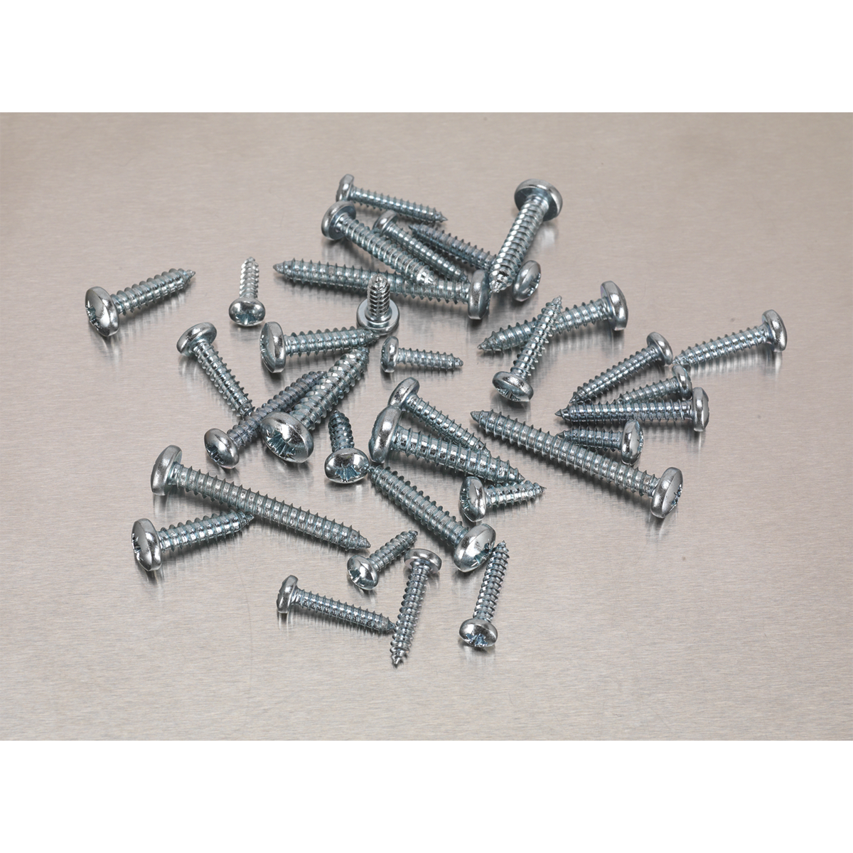 Sealey Self Tapping Screw Assorted 700pc Pan Head Pozi Zinc DIN 7981CZ AB063STPH