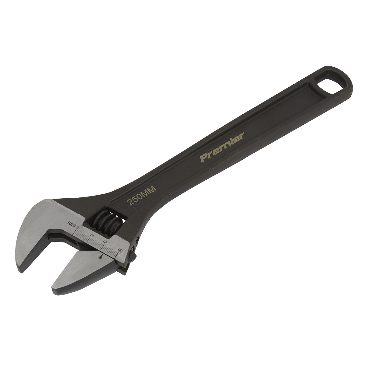 Sealey Adjustable Wrench Drop-Forged Steel Black Phosphate Finish 250mm AK9562