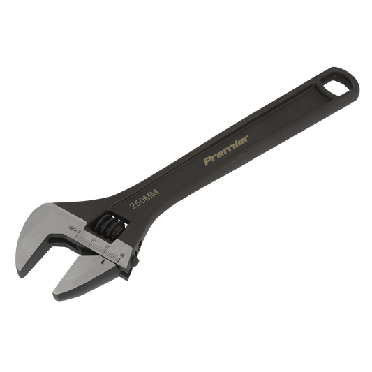 Sealey Adjustable Wrench Drop-Forged Steel Black Phosphate Finish 250mm AK9562