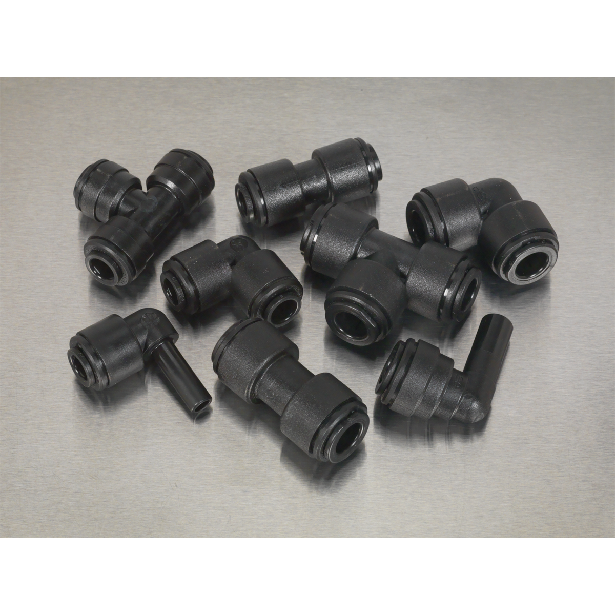 Sealey Speedfit Coupling Assortment 32 Pieces 6 & 8mm Metric Black AB069JG