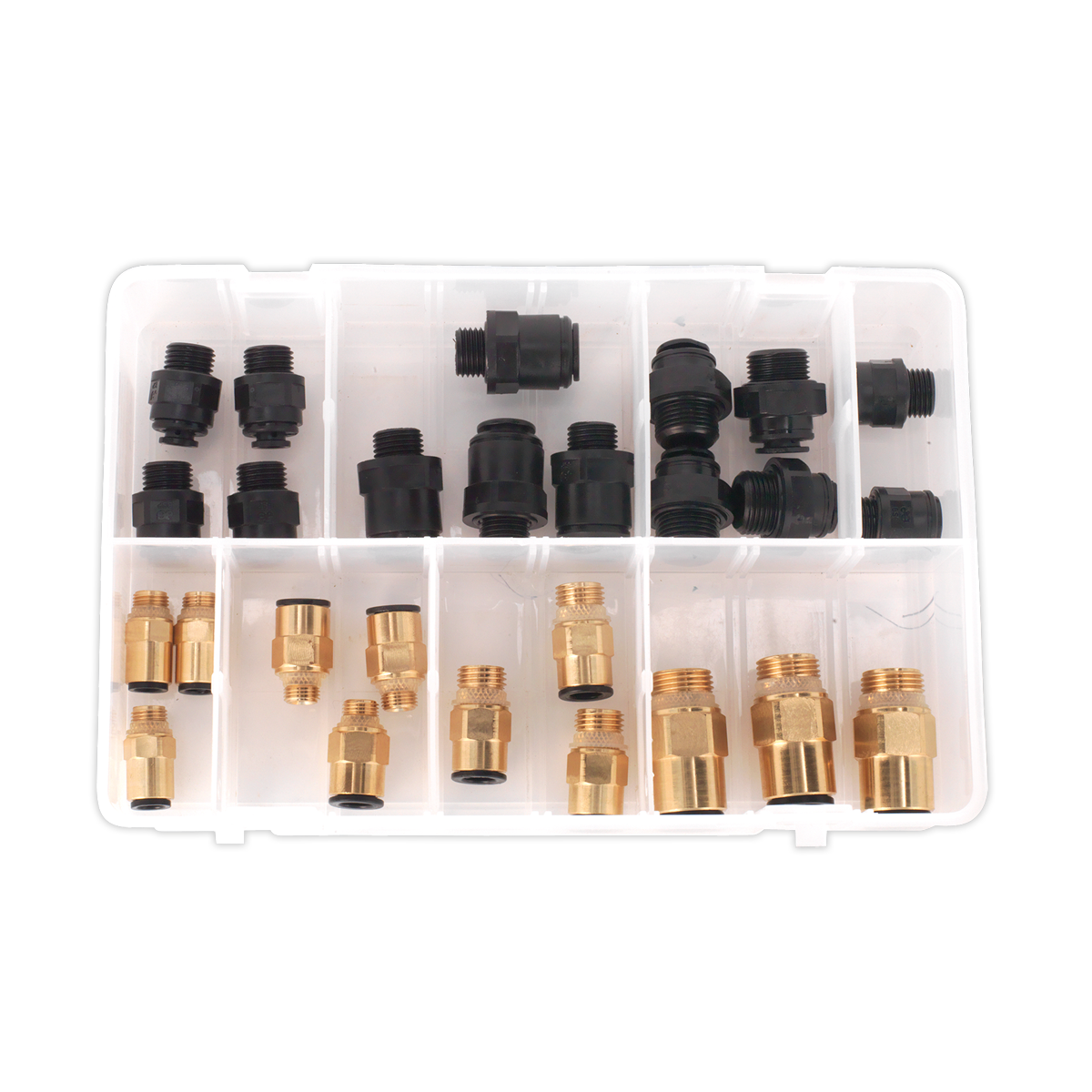 Sealey Speedfit Thread Adaptor Assortment 30 Pieces Metric & Imperial AB072JG