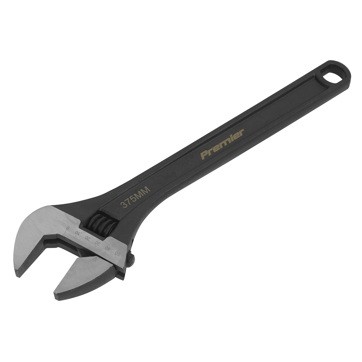 Sealey Adjustable Wrench Drop-Forged Steel Black Phosphate Finish 375mm AK9564