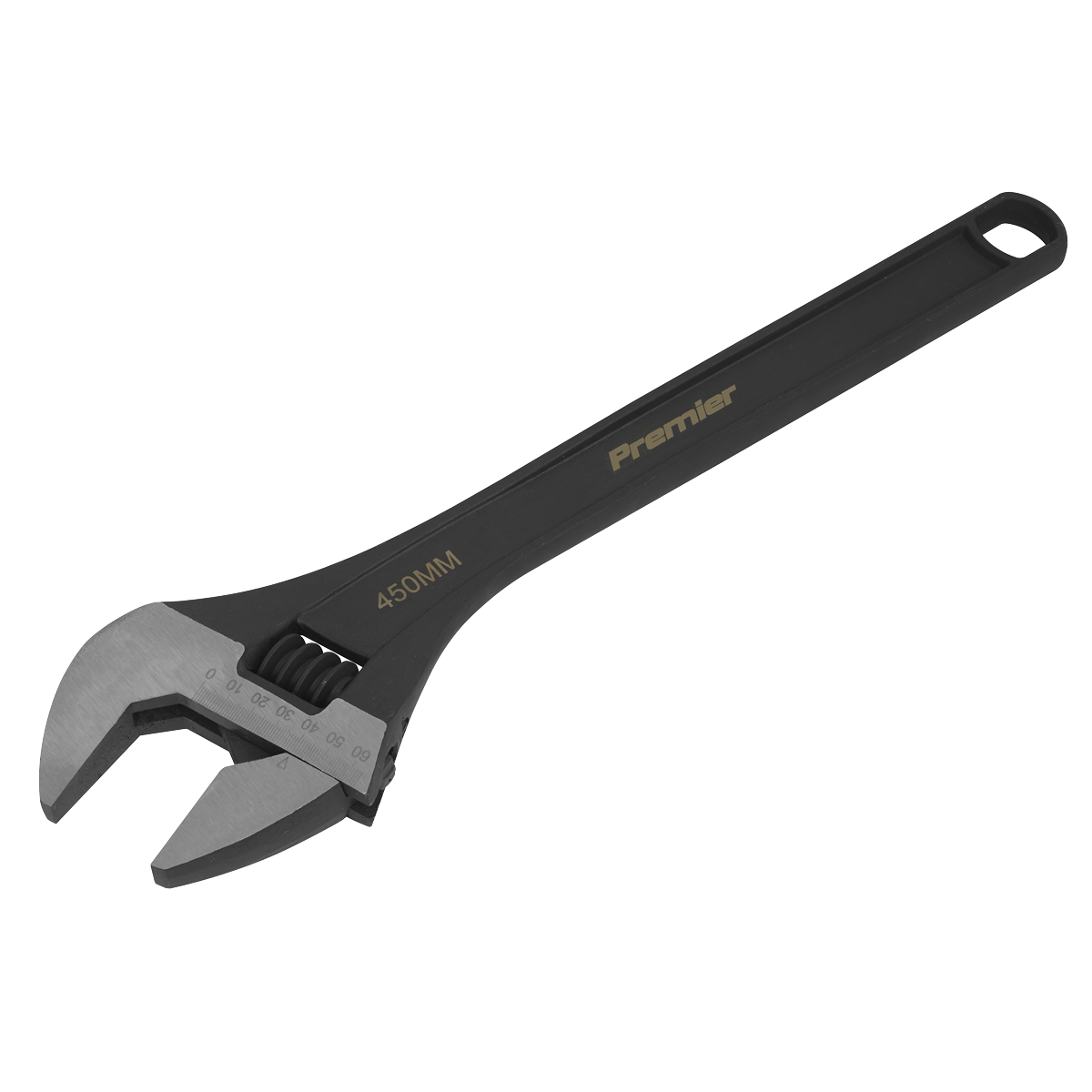 Sealey Adjustable Wrench Drop-Forged Steel Black Phosphate Finish 450mm AK9565