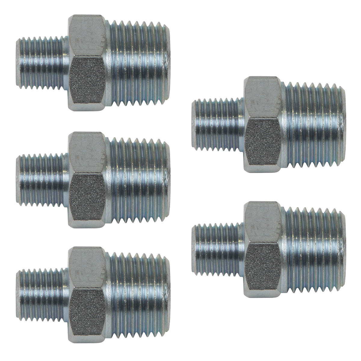 PCL Reducing Union 1/2" BSPT To 1/4" BSPT 5 Pieces For Workshop Agricultural Use