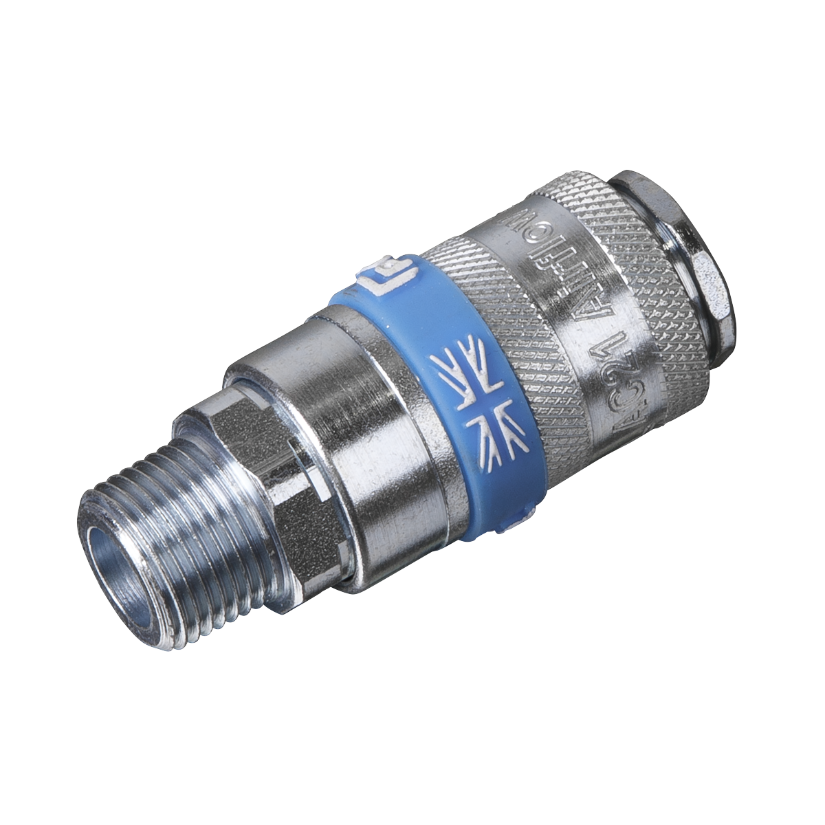 Sealey Coupling Body Male 3/8" BSPT Free Airflow Rate at 100psi 35-43cfm AC62
