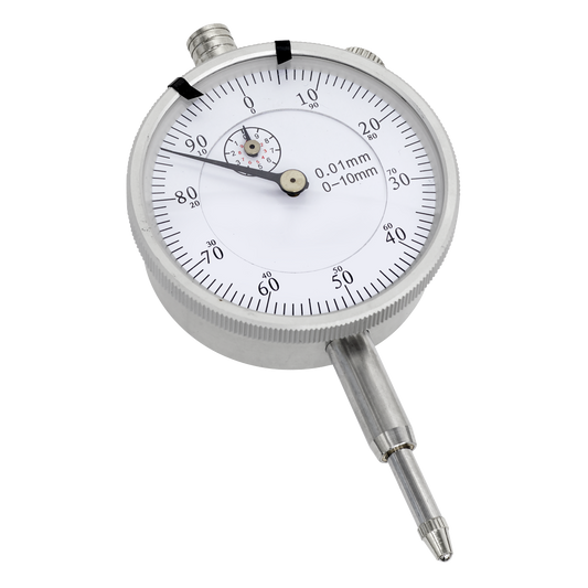 Sealey Gauge Indicator With Ø58mm Dial and Locking 10mm Travel Metric AK961M