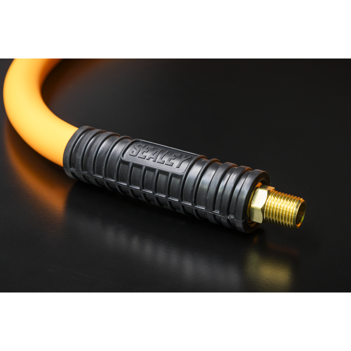 Sealey 15m x Ø10mm High-Visibility Hybrid Air Hose With 1/4" BSP Unions AHHC1538