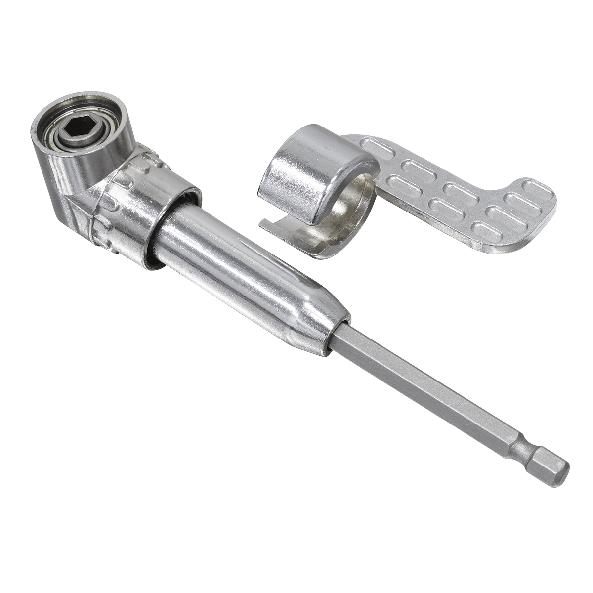 Sealey Angle Driver Suitable For 6mm Hex Bits & Socket Adaptors Magnetic AK2104